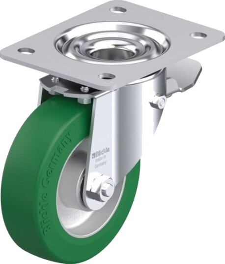 Blickle 659060 Lk-Alst 125K-3-St Styrehjul Med Bremse, Hjuldiameter 125 Mm, Lasteevne (Maks.) 350 Kg 1 Stk