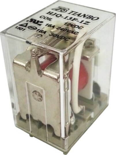Tianbo Electronics Hjq 13F 1Z Stikrelé 230 V/Ac 20 A 1X Bryterkontakt Tianbo Electronics Hjq 13F 1Z Stikrelé 230 V/Ac 20 A 1X Bryterkontakt