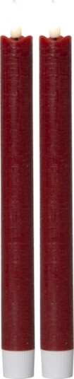 Star Trading Antikklys Flamme Lang LED 2 pk