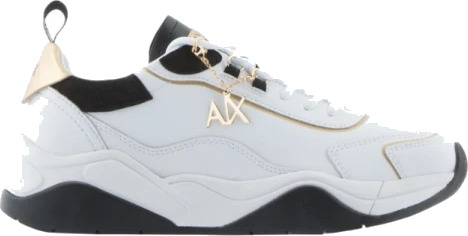 Armani Exchange Dame Sko Hvit 36 EU,