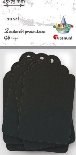 Titanum Gavehengelapp I Papp 45X75 Mm 10 Stk