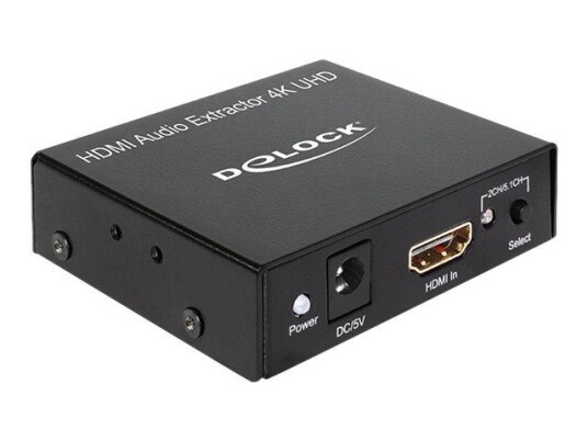 Delock HDMI Lydsignalutskiller med 3.5mm, Optisk, RCA - High Speed 4K Delock HDMI Lydsignalutskiller med 3.5mm, Optisk, RCA - High Speed 4K