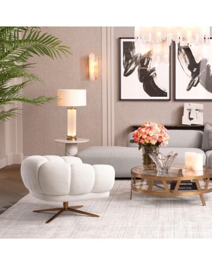 Thibaud bordlampe antique brass