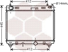 VAN WEZEL 53002358 Radiator motorkjøling