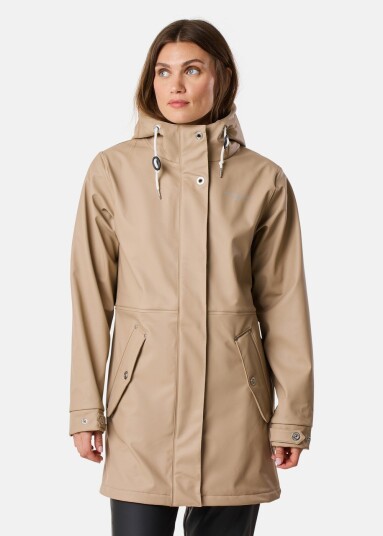 Swedemount Lammö Coat W Beige 34 Regnjakker