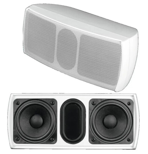 Omnitronic Od-22 Wall Speaker 8ohms Hvit Omnitronic Od-22 Wall Speaker 8ohms Hvit