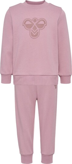 Hummel Bee mini jersey joggedress mauve shadow 98 Hummel Bee mini jersey joggedress mauve shadow 98