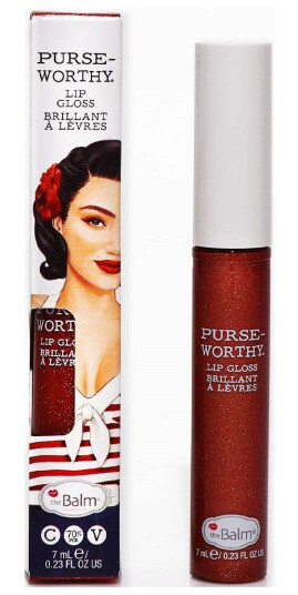 the Balm Purseworthy Lip Gloss Saddle 7 ml