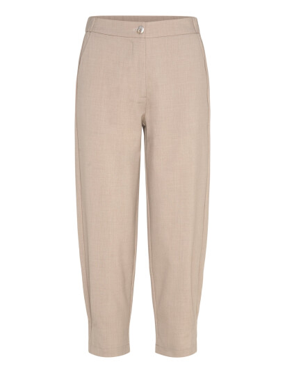 FREE/QUENT Pants From Freequent In A Soft Material. The Pants Have A Simple Silhouette With - Beige - M FREE/QUENT Pants From Freequent In A Soft Material. The Pants Have A Simple Silhouette With - Beige - M