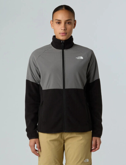 The North Face W Glacier Heavyweight Full Zip Jacket - Grey - M