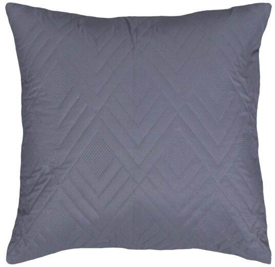 Borg Living Gavlpute - Mørkegrå og lysegrå - 80x80 cm - Gavlpute til sengen