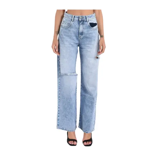 Icon Denim Dame Jeans Blå W24, Icon Denim Dame Jeans Blå W24,