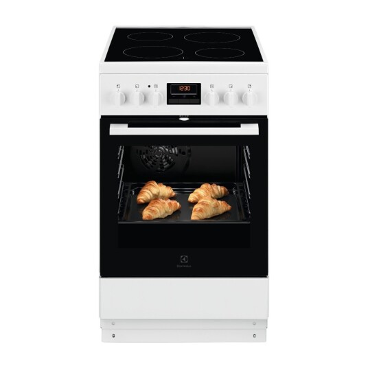 Electrolux 500-serien LKR540402W Keramisk Komfyr med Varmluft og HighLight-topper