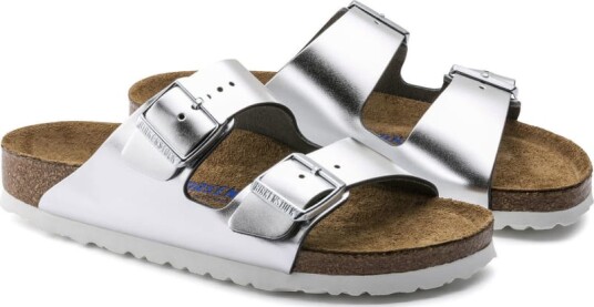 Birkenstock Women's Arizona Soft Footbed Lena Metall 39 Woman