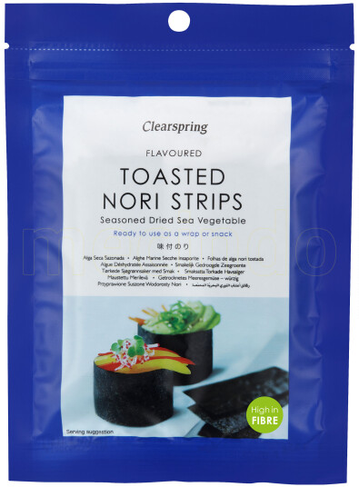 Clearspring Nori Snack Strimler 13 Gram