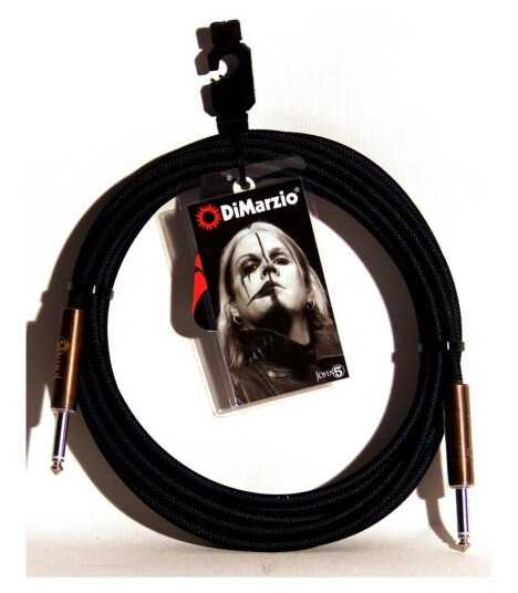 Dimarzio Ep1718j5 Instrumentkabel John 5-Signatur 5.4m. Svart Dimarzio Ep1718j5 Instrumentkabel John 5-Signatur 5.4m. Svart