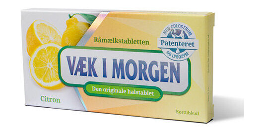 Væk I Morgen Vekk I Morgen Råmelktabletter M Sitron 20 Tabletter