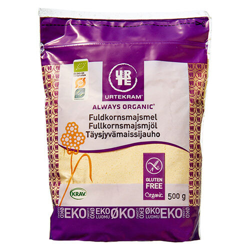 Urtekram Maismel Fullkorn Ø 500g Urtekram Maismel Fullkorn Ø 500g