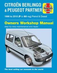 Citroen Berlingo & Peugeot Partner Petrol & Diesel (96 - 10) Haynes Repair Manual Av Haynes Publishing