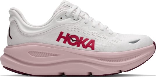 Hoka Women"s Bondi 9 Wide White/Pink Opal 37 1/3