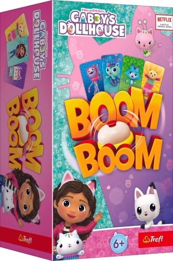 Trefl Trefl Gabby´S Dollhouse Brettspill Boom Boom 02533T Trefl Trefl Gabby´S Dollhouse Brettspill Boom Boom 02533T