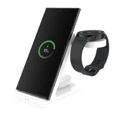 FIXED 3in1 Wireless Charging station for Samsung - White