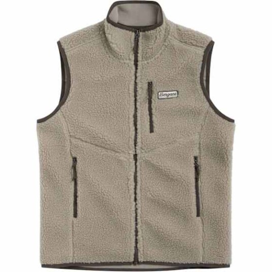 Bergans Lunnan Pile Fleece Vest Herre Coastal Sand 2XL