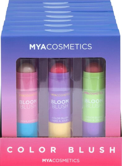 Mya Color Blush And Highlighter Cdu Multi/patterned One Size Mya Color Blush And Highlighter Cdu Multi/patterned One Size