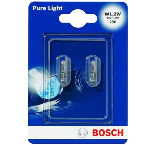 Bosch Pure Light lyspære
sett T5 1,2W 1987301024 Bosch Pure Light lyspære
sett T5 1,2W 1987301024