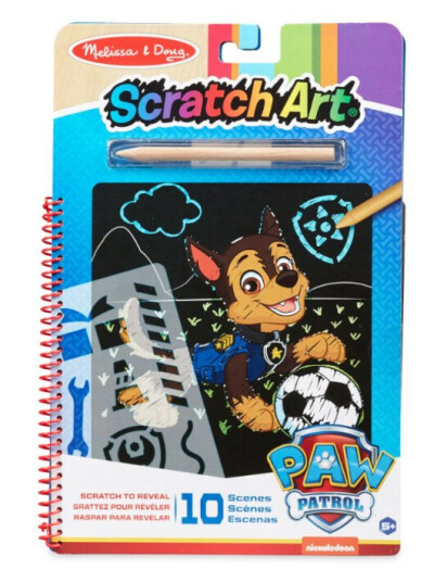 Melissa & Doug Paw Patrol Scratch Art Chase