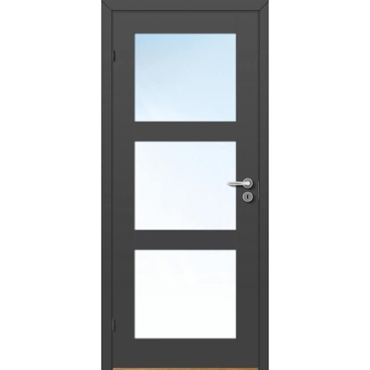 Innerdør Bygg1 Stil 3 Klarglass