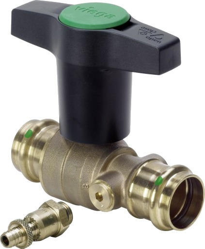 Easytop kuleventil med avløpstilkobling G¼ 42mm modell 2275.3