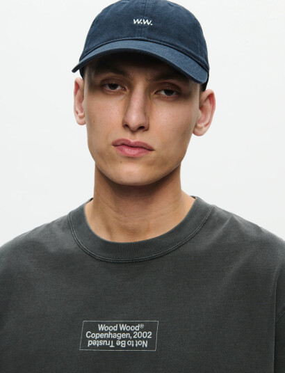 WOOD WOOD Wwlow Profile Twill Cap - Blue - ONE SIZE