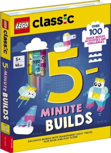 LEGO¿ Classic: 5 Minute Builds (with clear LEGO pieces fold out play scene and over 100 activities LEGO¿ Classic: 5 Minute Builds (with clear LEGO pieces fold out play scene and over 100 activities