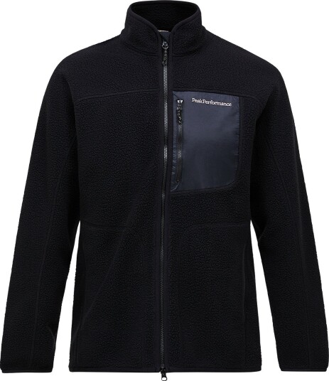 Peak Performance Men"s Naturerush Pile Zip Jacket Black XL