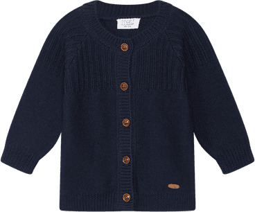 Hust And Claire Hust & Claire Curi Cardigan i ull til barn more navy 98
