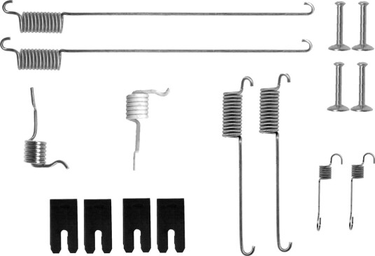 Tilbehørsett, bremsesko BOSCH 1 987 475 302