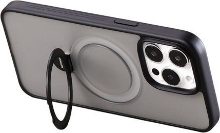 Joyroom Jr-Bp004 Magnetic Protective Case With Holder For Iphone 15 (Black)