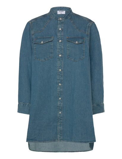 Filippa K Western Denim Shirt Dress Blue 40 Filippa K Western Denim Shirt Dress Blue 40