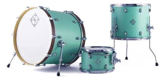 Dixon Cornerstone Hybrid 22" Shell Set 3-piece Satin Neo-Mint Dixon Cornerstone Hybrid 22" Shell Set 3-piece Satin Neo-Mint