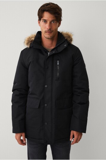 Ellos Collection Varm foret parka Svart Ellos Collection Varm foret parka Svart