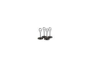 Menukortholder Inkl. 20 Kort. Ø5xh10.5 Cm. Sort Metal,4 Stk/Pk