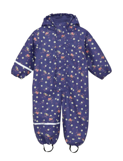 CeLaVi Rainwear Suit - Aop, W. Fleece - Purple - 90