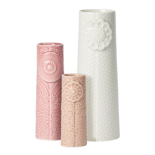 Dottir Pipanella Flock vase 3 stk Pink Bouquet Dottir Pipanella Flock vase 3 stk Pink Bouquet