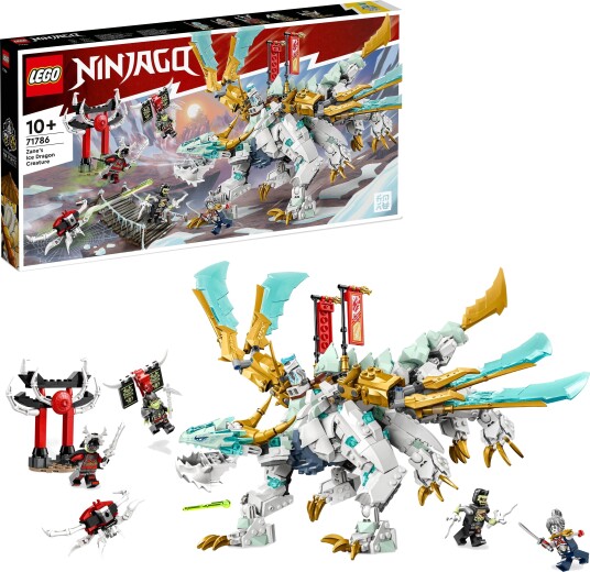 Lego Ninjago Zanes Isdrageskapning 71786 Lego Ninjago Zanes Isdrageskapning 71786