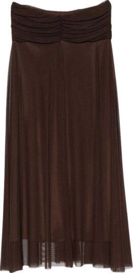 Twinset Dame Skjørt Brun L,