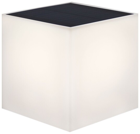 New Garden Wally VÃ¦glampe m/Solcelle - 500lm/4000K 18x18x18cm
