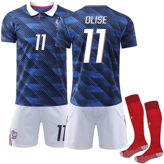 2026 VM Frankrike Hjemmedrakt Fotballtrøye sett Nr.11 Olise