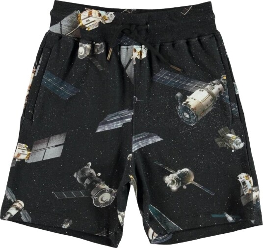 Molo Shorts   Alw   Space Satellitt   Molo   3 år 98   ShortSvart