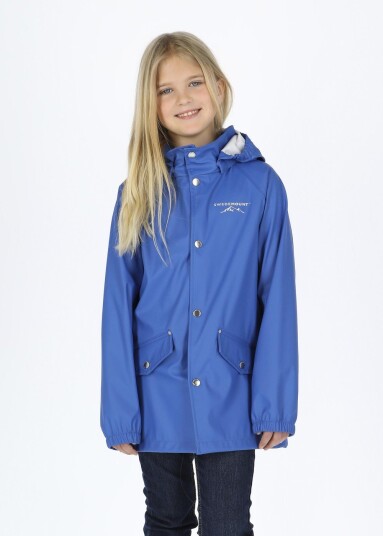 Swedemount Väderöarna Jacket Jr Blue 160 Regnjakker